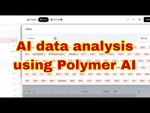 AI Data Analysis and dashboarding using Polymer AI