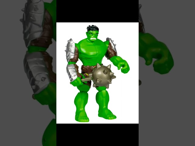 Vídeo relacionado con MixMashers Marvel, Hulk, Figura Deluxe Personalizable Mix-and-Match Avengers y Accesorios