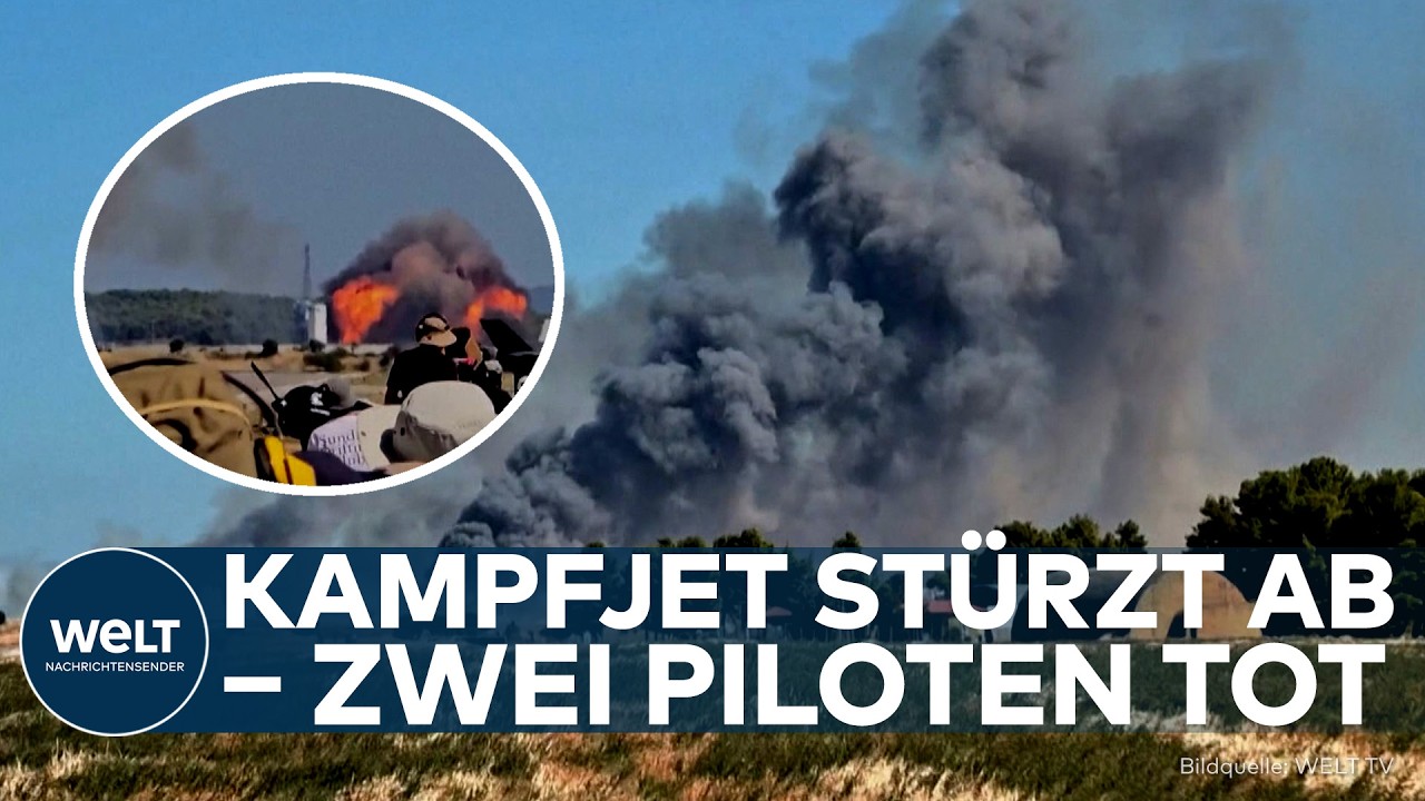 FLUGZEUGABSTURZ: Schock bei Flugshow in Griechenland – was in Tanagra geschah