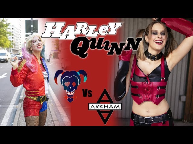 Vídeo relacionado con Funidelia Disfraz Oficial de Harley Quinn - Arkham City para mujer, Pantalón, cinturón, gargantilla y guantes, Logos impresos DC Comics Talla XS - Traje para adultos para fiestas, Carnaval y Halloween