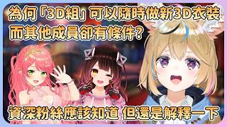 [資訊欄修正]有新人提問為何有人隨時有3D新衣裝，其他人則是數量不一呢? 其實原因很簡單~【Hololive中文】【尾丸波爾卡/尾丸ポルカ】