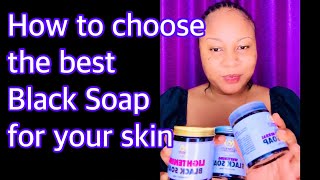 BEST BLACK SOAP FOR YOUR SKIN COMPLEXION (CLEAR SKIN). #skincare