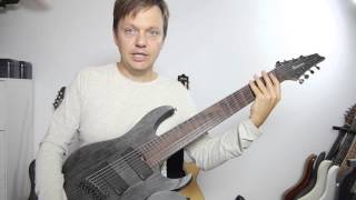Video thumbnail for Ibanez Fanned Fret 8-String RGIF8 video review english by Bernd Kiltz Guitar