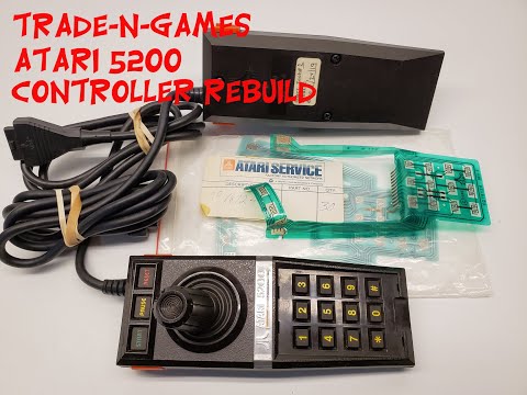 Atari 5200 Controller Rebuild tutorial new Flex Circuit and Repair