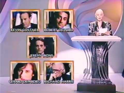 Jeremy Irons winning an Oscar for “Reversal of Fortune”