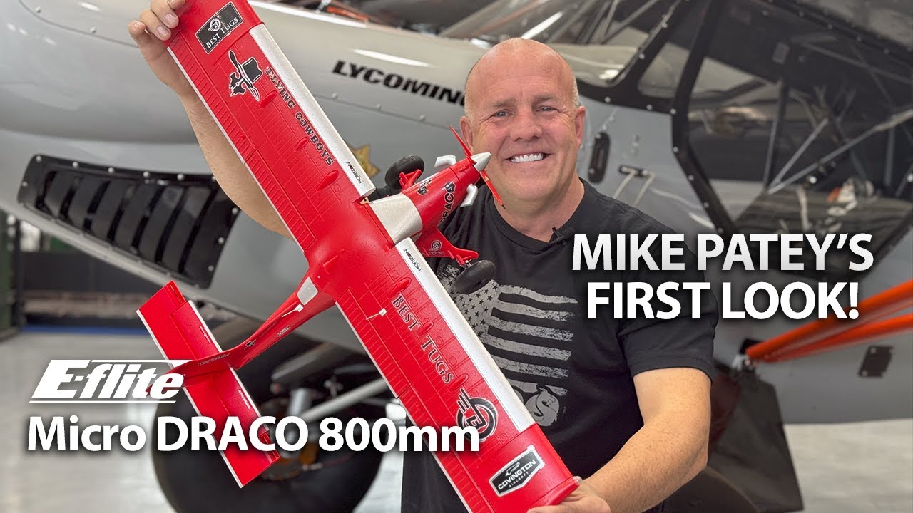 RC letadlo E-flite Draco 0.8m AS3X SAFE Select BNF Basic