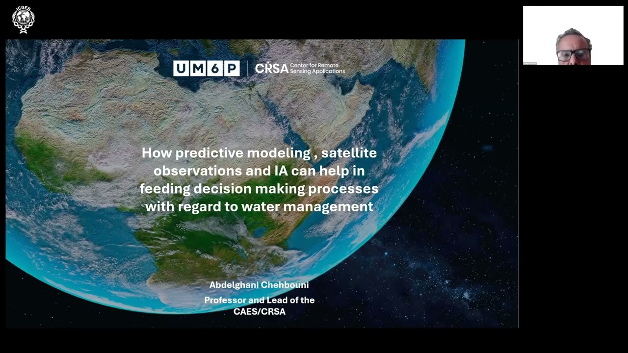 A. Chehbouni  - Managing Water Resources under ClimateUncertainty: Integrating Advanced Science...