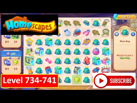 Homescapes part 99 (level 734-741)