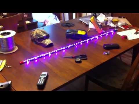 Home made LED whips