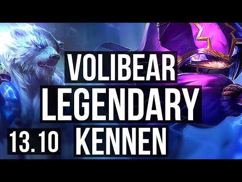 VOLI vs KENNEN (TOP) | 9/0/9, Legendary | KR Master | 13.10