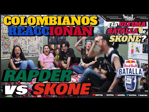🔴COLOMBIANOS REACCIONAN a RAPDER vs SKONE ¿La ULTIMA BATALLA de SKONE? [RED BULL INTERNACIONAL 2022]