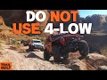 Do NOT Use 4 Low Offroad Watch First