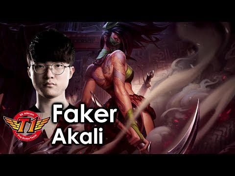 Faker picks Akali
