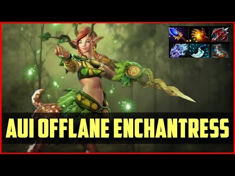 Aui_2000 Offlane Enchantress /w Dragon Lance DOTA 2 gameplay