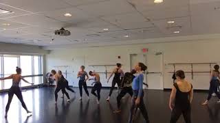 Modern dance class (Adelphi University)
