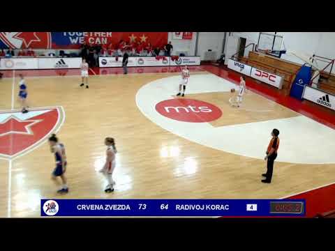1ZLS Playoff / KKŽ Crvena Zvezda - ŽKK Radivoj Korać