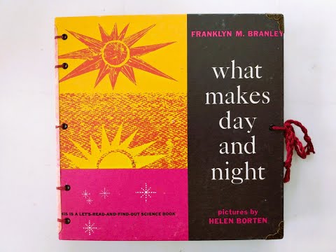 SOLD! "What Makes Day and Night" Let's-Read-and-Learn Science Book Junk Journal Flip-through