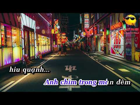 [Karaoke] Đường Đêm - Hoàng Dũng  (Live Beat)