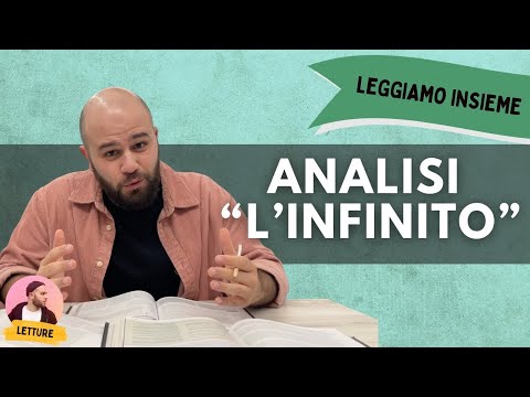 Let's read LEOPARDI - "The Infinite" together