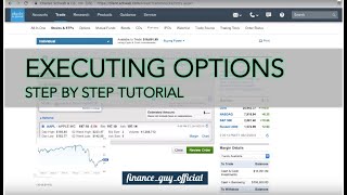 How to execute options on Schwab