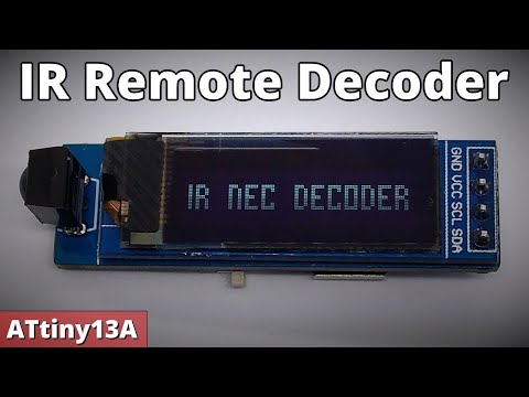 TinyDecoderIR - IR Remote Decoder - ATtiny13/25