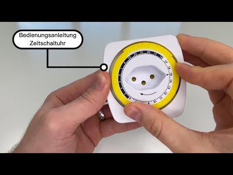 Wie stelle ich meine Zeitschaltuhr (Timer) ein?