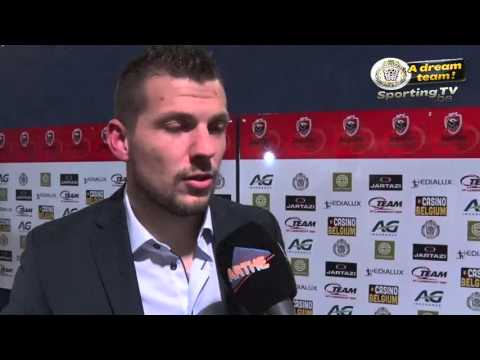 Interview Davino Verhulst na KSC Lokeren-RSC Anderlecht 1-1