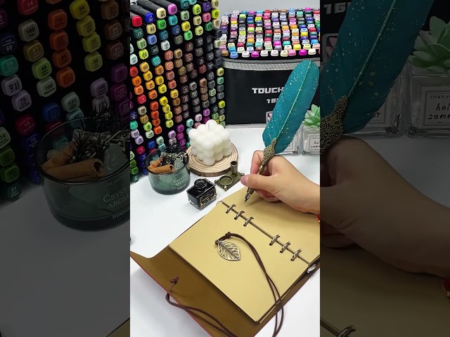 Vídeo relacionado con Blue Ombré Notebook: Classy and Trendy Notebook with Quill Pen (Feather Pen On Back) Great Gift for Mom, Sister, Friend, Teacher