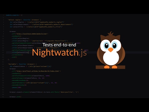 Tests Unitaires en JavaScript 9 11 Tests end to end Nightwatch js