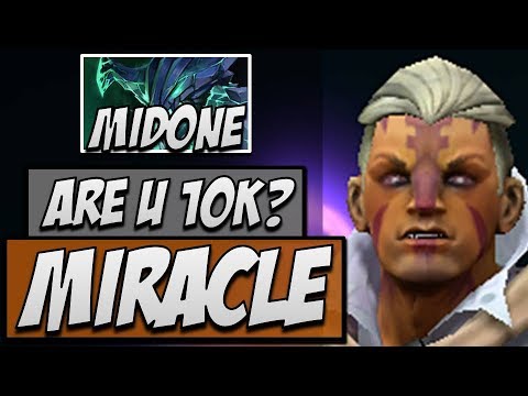 Dota 2 Gameplay - Miracle Antimage against Midone Outworld Devourer ROAD TO TI11