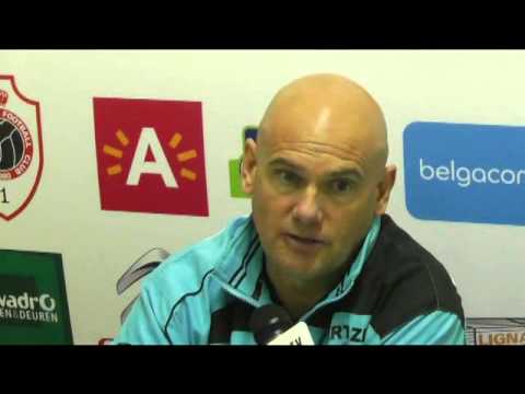 Persconferentie na RAFC Antwerp - KSVR 1-2 (04/11/2012)