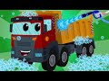 Dump Truck Car Wash Kids Videos Learn Transport