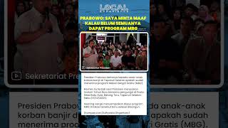 Prabowo Tanya Anak Korban Banjir Tapanuli Selatan soal MBG saat Malam Tahun Baru di Pos Pengungsian