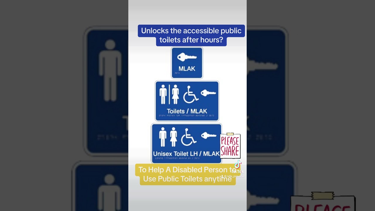 Disability Friendly Public Toilets System In Australia, did you know a Master Key exists?