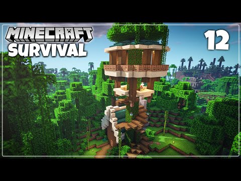 Treehouse Starter Base - Minecraft 1.16 Survival Let's Play