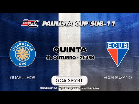 SUB-11/ GUARULHOS X ECUS SUZANO - 5ªRODADA - PAULISTA CUP 2024