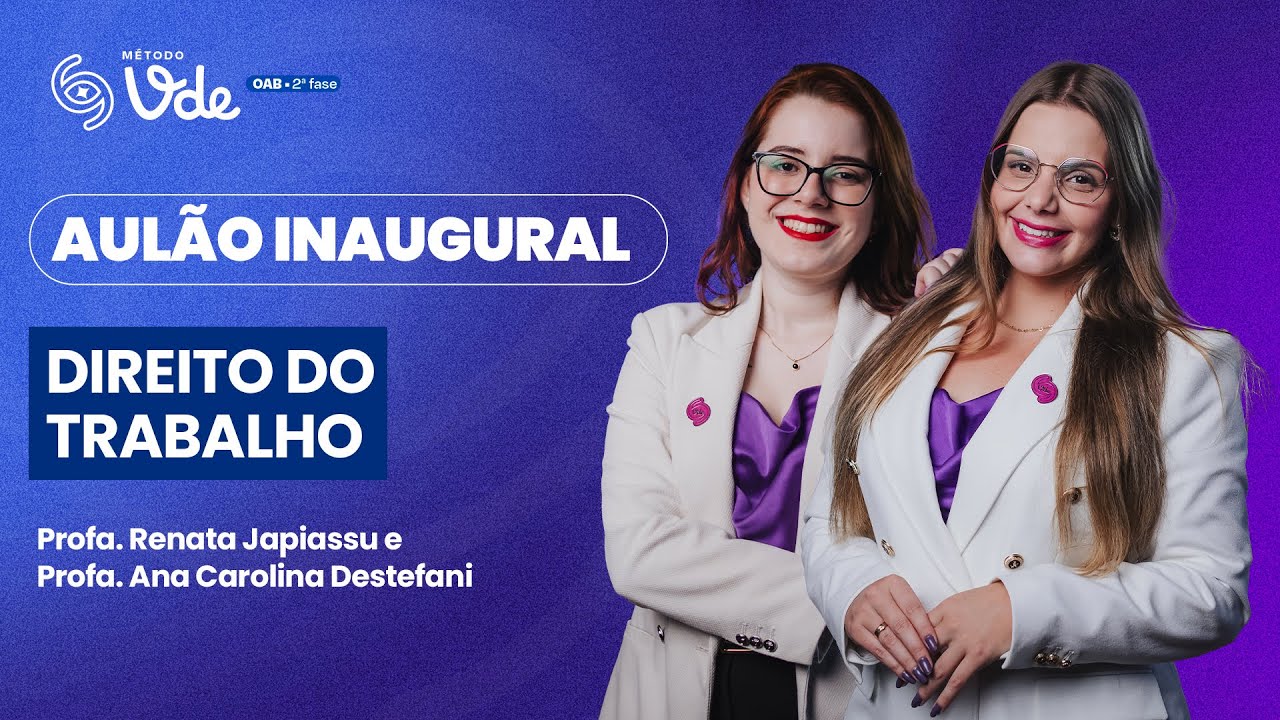 Aulão Inaugural - Trabalho 2ª fase OAB 42 (dia 02/12 às 19h)