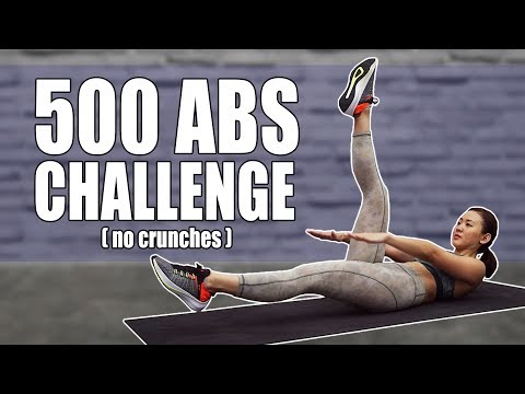 500 Abs on Fire🔥 Challenge (No Crunches) | Joanna Soh