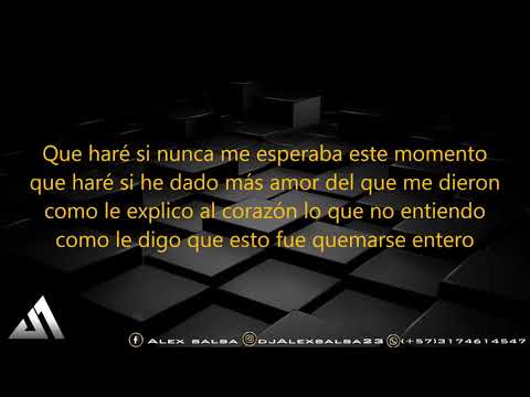 Quemarse Entero - Ruben Sierra-VideoLyrics - Dj Alex Salsa23