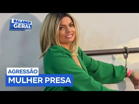 Mulher é presa suspeita de tentar furar olho de policial com palito de limpar as unhas