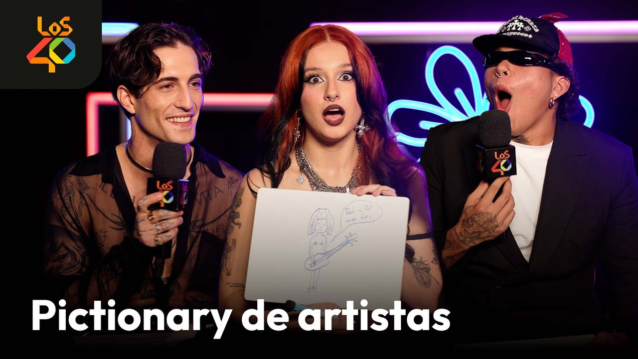 Los artistas de LOS40 tienen que dibujar a su artista favorito | Pictionary LOS40