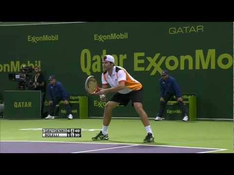 Nikolay Davydenko vs Simone Bolelli - Qatar ATP Tennis Open Quarter Final [03/01/13]
