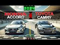 REFRESHED RIVALRY -- 2024 Honda Accord vs. 2024 Toyota Camry: Comparison