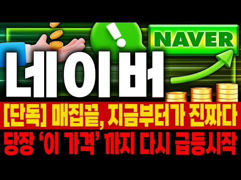 [네이버(NAVER) 주가전망]【원화 스테이블코인】가치 가시화되며 대규모 자금 유입 포착 🚀매집포착