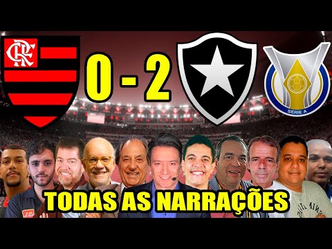 Todas as narrações - Flamengo 0 x 2 Botafogo | Brasileirão 2024