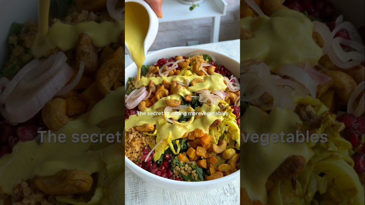 EAT MORE VEGGIES with my healthy dressings & green sauces! Healthy, oil-free choices. Delicious