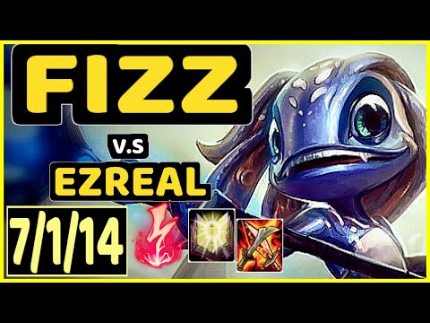 LLDER (FIZZ) vs EZREAL - 7/1/14 KDA BOTTOM ADC CHALLENGER GAMEPLAY - EUW