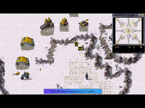 Command and Conquer Remastered: Red Alert Quickmatch 1v1 - TTVDillon VS Radux1