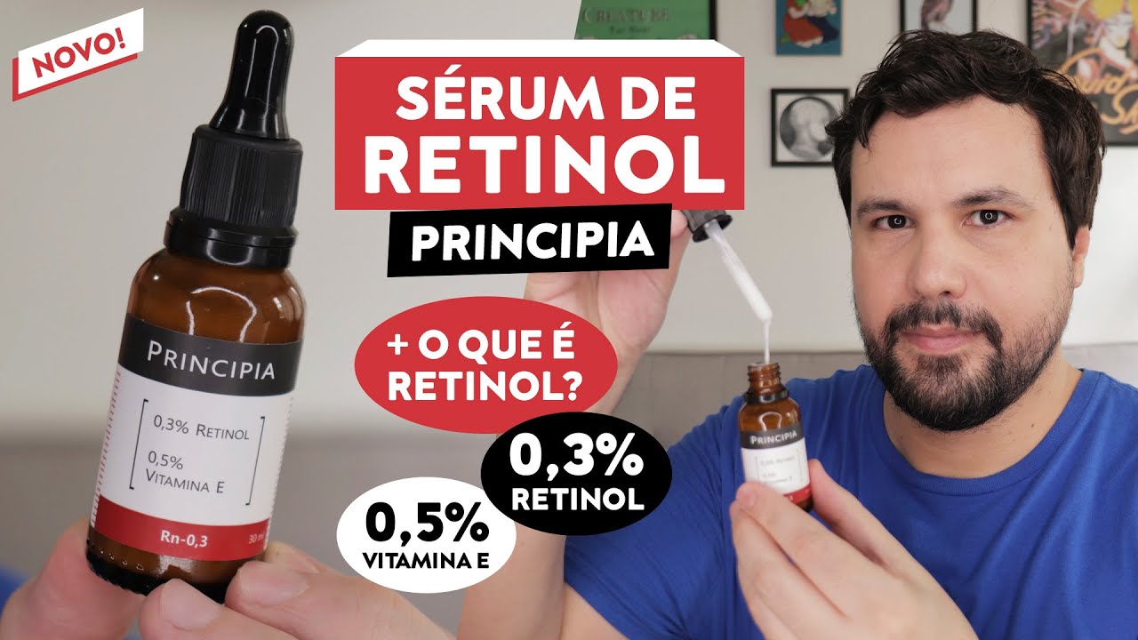 SÉRUM de RETINOL PRINCIPIA Resenha Completa Retinol Puro e Vitamina E