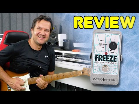 Electro-Harmonix Freeze Nano Sound Retainer Sustain Pedal 2010 - Present - Blue / Gray image 8